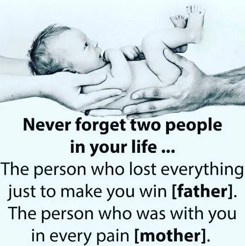 هرگز دو نفر رو در زندگیت فراموش نکن...