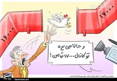 🎨  #کاریکاتور / مرغ با قیمت ۱۷ هزار تومان جفا در حق‌ مصرف