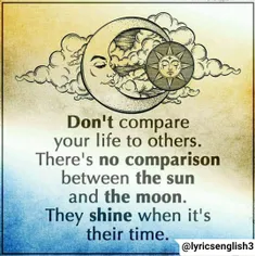 زندگی تو با دیگران مقایسه نکن 