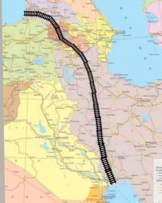 خط آهن مدیترانه _ خلیج فارس...💞💞💞