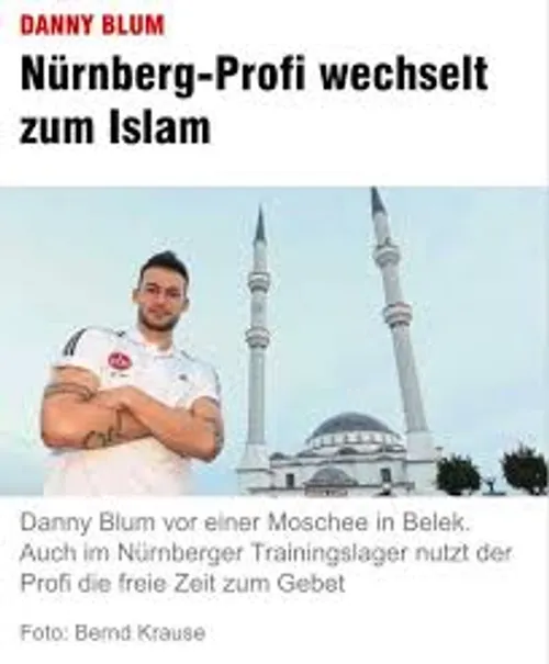 مسلمان شدن فوتبالیست آلمانی