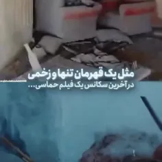 مثل یک جنگجو تا اخرین گلوله مبارزه کردی و مثل یک قهرمان ش