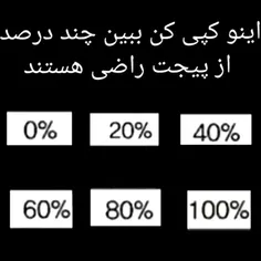 چقد از پیجم راسی هستین؟؟:)) 