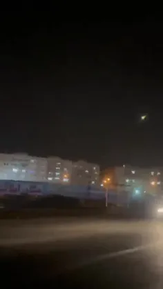 فیلمی از یک شی نورانی در آسمان اهواز که دقایقی پیش منتشر 