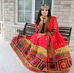 شیک ترین #مدل های لباس زنان افغانستان  #مد #سنتی #ایده #م