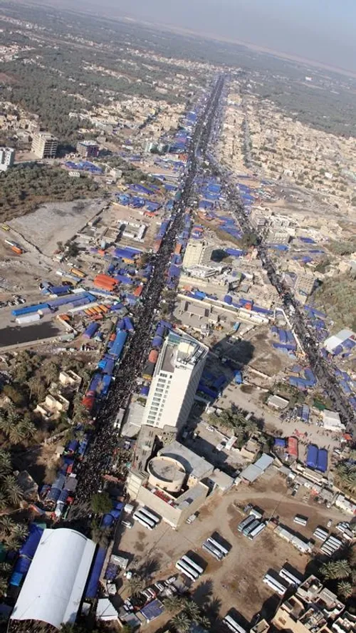 راهپیمایی اربعین حب الحسین یجمعنا