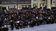 لحظه ورود رهبر معظم انقلاب به حسینیه #امام_خمینی«ره»، در 