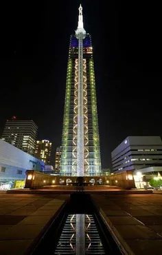 به مناسبت تولد جیمین، قرار هست چراغ های برج Fukuoka، بلند