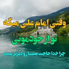 وقتی امام علی میگه تواز خودمونی!