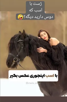 ژست عکس با اسباب 🦄