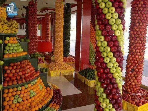 چه خلاقیتی داشته این میوه فروشی !!!