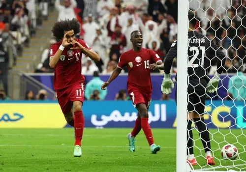 بازی قطر با اردن 3 بر 1 به نفع قطر