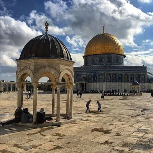Jerusalem, Dome of the Rock, Qobat Al Sakhra Mosque. iPho