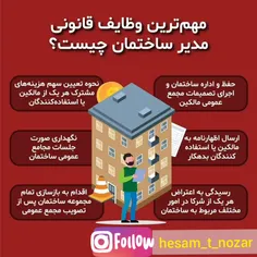 وظایف مدیر ساختمان