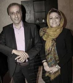 محمدرضا حیاتی با همسرش