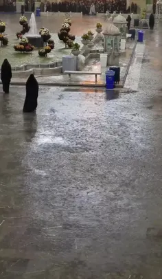 اجوا أمطار حرم الإمام الرضا عليه السلام