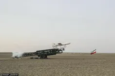 ☑️ لحظه پرتاب پهپاد مهاجر ۲ نوین (M-۲N) از پرتابگر