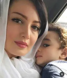 شیلا خداداد و پسرش #بازیگران #هنرمندان #فیلم #سریال #سینم