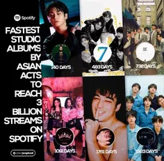 سریع ترین آلبوم های استودیویی اکت آسیایی که به 3 میلیارد 