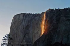 Horsetail Fall نام آبشاری هست که در پارک ملی Yosemite واق