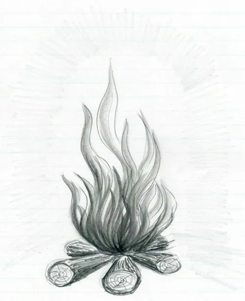 نقاشی آتش
