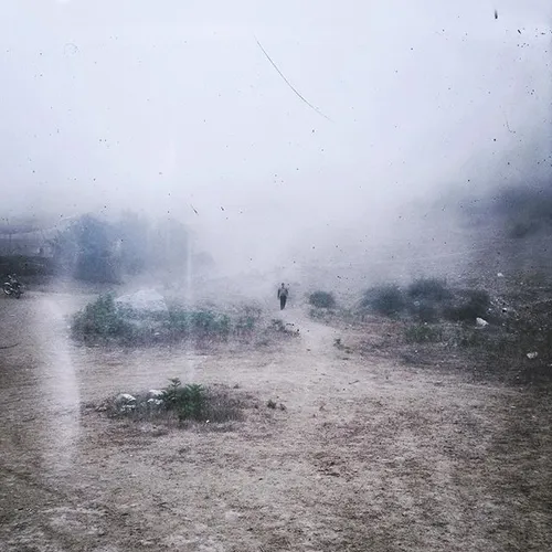 The man in the fog, In Arfadeh village, Savadkoud distric