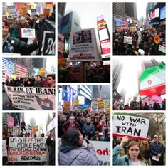 💎 تظاهرات آمریکایی‌ها علیه جنگ با ایران