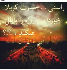 حسرت کربلا رو به دلم موند