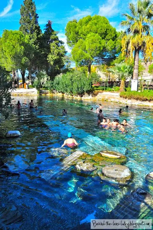 The thermal pools of Hierapolis