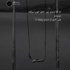 نمیدونم از کجا شروع شد کی تموم 🙃