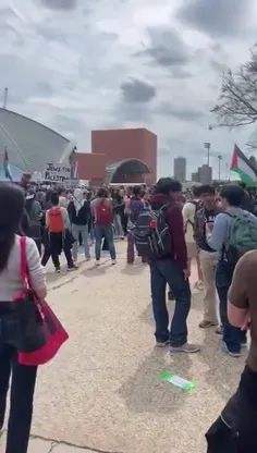 🎥دانش آموزان آمریکایی هم به اعتراضات ضداسرائیلی دانشجویان