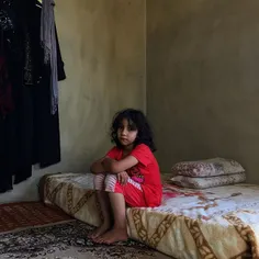 Syrian refugee Elham lives with her mother and her 2 youn