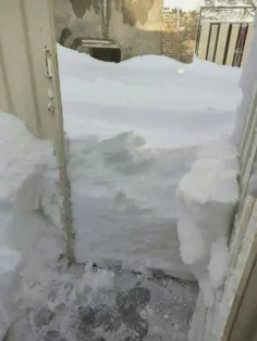 بارش سنگین برف در بن /شمال چهارمحال و بختیاری