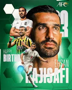 پوستر تیم ملی ایران به مناسبت تولد احسان حاج صفی