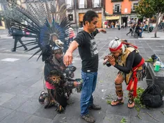 وِرد و دعا علیه ویروس کرونا در شهر مکزیکوسیتی - پایتخت مک