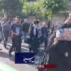 حضور خاخام های یهودی ایران در مراسم تشییع شهـید جمهور