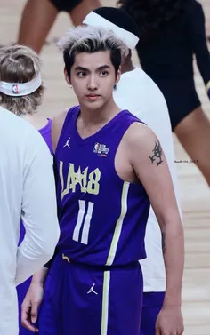 All Stars NBA match Canada VS USA #KrisWu #justinbieber