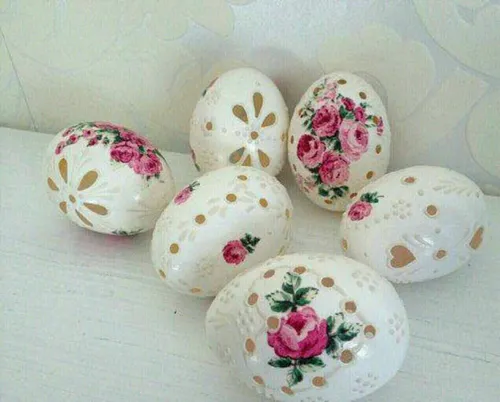 زیباترین تخم مرغ های هفت سین 99 هنر خلاقیت نوروز عید هنرد
