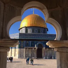 Jerusalem city, close to Al-Aqsa Dome. Photo by Wissam Na