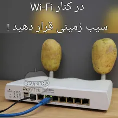 در کنار Wi-Fi سیب زمینی قرار دهید !