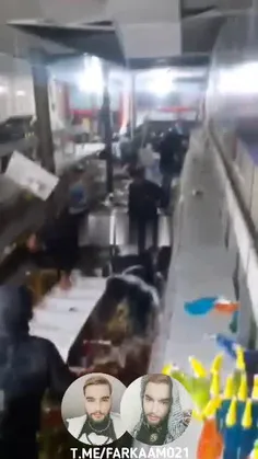 حمله به فروشگاه افق کوروش در قزوین بخاطر گرانی