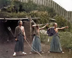 تمرین تیر اندازی ساموایی ها سال 1860