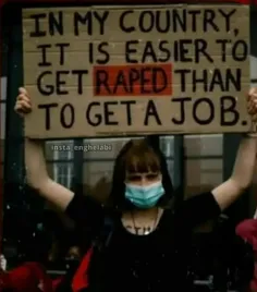 نوشته: تو کشور من مورد تجاوز قرار گرفتن آسون تر شغل پیدا کردنه!!!