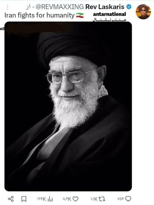 اکانت آمریکایی : ایران برای بشریت می جنگد🇮🇷