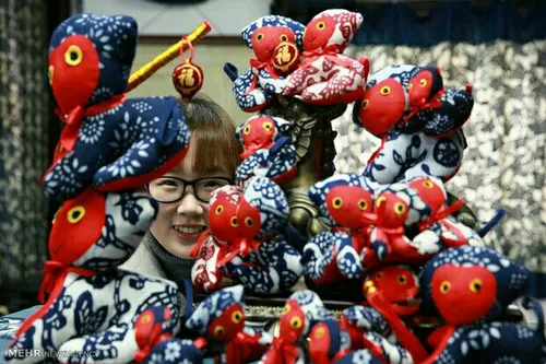 نمایشگاه عروسک های پارچه ای در چین