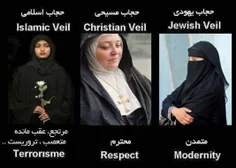 حجاب در همه ادیان است . چرا فقط به حجاب مسلمانان حمله میش
