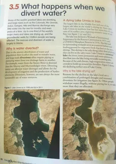 دریاچه ارومیه در کتاب درسی پایه دهم استرالیا
