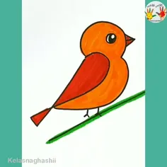 🌸 نقاشی پرنده 🐦