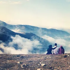 A family having a picnic in #Masal Heights. #Gilan, #Iran