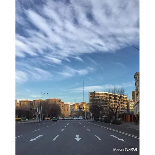 Hafez ave shortly after the sunrise, city centre | 7 Jan 